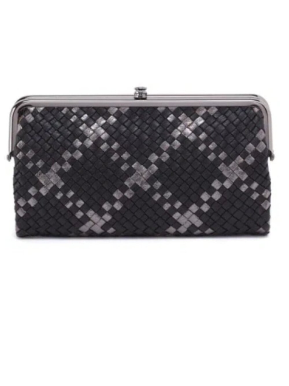 NWT Hobo Lauren - Woven Leather (Silver & Black)